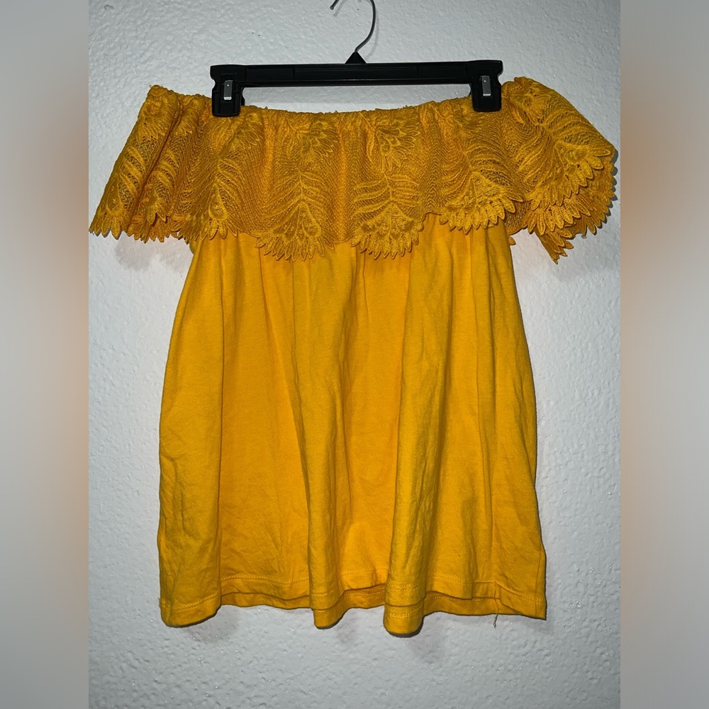 a new day Lace Off the Shoulder Top